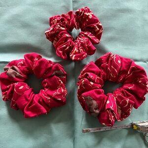Pink Hair Scrunchies